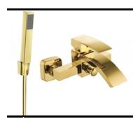 Mexen Libra R77 robinet de baignoire avec ensemble de douche, or - 74513R77-50 5548 5907709187719