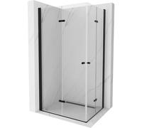 Mexen Lima Duo cabine de douche pliante 90 x 80 cm, transparent, noire - 856-090-080-70-00-02 13271 5907709164963