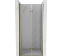 Mexen Lima portes de douche pliantes 90 cm, transparentes, dorées - 856-090-000-50-00 2596 5907709130906