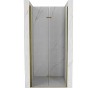 Mexen Lima portes de douche pliantes 100 cm, transparentes, dorées - 856-100-000-50-00 2606 5907709131491