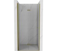 Mexen Lima porte de douche pliable 90 cm, transparent, doré - 856-090-000-50-00 2596 5907709130906