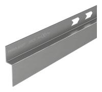 Mexen Line-B plinthe inclinée murale 180 cm droite, gris canon brossé - 186602180R 105705 5907931966618