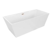Mexen Lita baignoire autoportante 170 x 75 cm, blanche, trop-plein or rose - 52121707500-60 45916 5905315380159