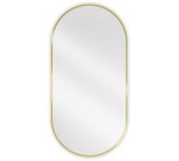 Mexen Loft miroir de salle de bain ovale 100 x 50 cm, cadre doré - 9851-100-050-000-50 25773 5905315069894
