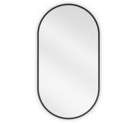 Mexen Loft miroir de salle de bain ovale 75 x 40 cm, cadre noir - 9851-075-040-000-70 25775 5905315069917