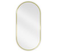 Mexen Loft miroir de salle de bain ovale 80 x 40 cm, cadre doré - 9851-080-040-000-50 25767 5905315069832