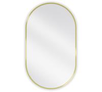 Mexen Loft miroir de salle de bain ovale 85 x 50 cm, cadre doré - 9851-085-050-000-50 25769 5905315069856