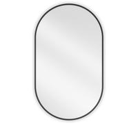 Mexen Loft miroir de salle de bain ovale 85 x 50 cm, cadre noir - 9851-085-050-000-70 25778 5905315069948