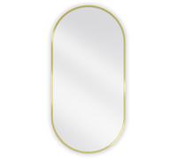 Mexen Loft miroir de salle de bain ovale 90 x 45 cm, cadre doré - 9851-090-045-000-50 25770 5905315069863