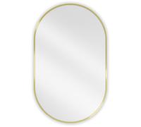 Mexen Loft miroir de salle de bain ovale 90 x 55 cm, cadre doré - 9851-090-055-000-50 25771 5905315069870