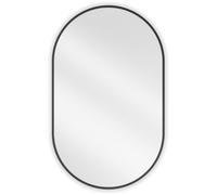 Mexen Loft miroir de salle de bain ovale 90 x 55 cm, cadre noir - 9851-090-055-000-70 25780 5905315069962