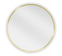 Mexen Loft miroir de salle de bain rond 45 cm, cadre doré - 9850-045-045-000-50 25738 5905315069542