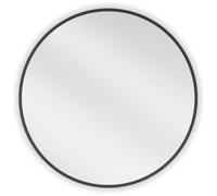 Mexen Loft miroir de salle de bain rond 60 cm, cadre noir - 9850-060-060-000-70 25756 5905315069726