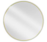 Mexen Loft miroir de salle de bain rond 90 cm, cadre doré - 9850-090-090-000-50 25747 5905315069634