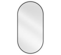 Mexen Loft miroir de salle de bains ovale 100 x 50 cm, cadre noir - 9851-100-050-000-70 25782 5905315069986