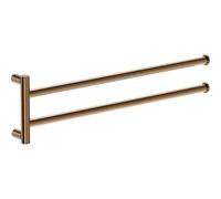 Mexen Loop double porte-serviette pivotant, or rose - 70A71049-60 94725 5905315736918