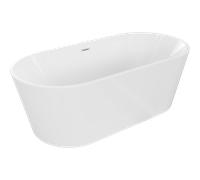Mexen Luna baignoire autoportante 170 x 80 cm, blanche, trop-plein blanc - 52031708000-20 45801 5905315379528
