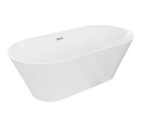 Mexen Luna Slim baignoire autoportante 170 x 75 cm, blanche, trop-plein chrome - 52041707500-01 61653 5905315574770
