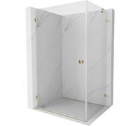 Mexen Lunar-B cabine de douche battante gauche 95 x 80 cm, transparent, dorée - 832-095-080-50-00-L 64768 5905315456021