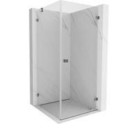 Mexen Lunar-B cabine de douche pivotante droite 90 x 90 cm, transparent, métal canon - 832-090-090-95-00-P 67087 5905315458605