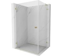 Mexen Lunar-B L cabine de douche pivotante gauche 95 x 90 cm, transparent, or - 832L-095-090-50-00-L 66843 5905315459251