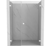 Mexen Lunar-B L porte de douche pivotante droite 120 cm, transparent, blanc - 832SL-120-050-20-00-P 69480 5905315527554
