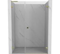 Mexen Lunar-B L porte de douche pivotante droite 125 cm, transparent, doré - 832SL-125-050-50-00-P 69532 5905315527653