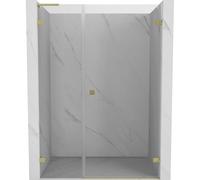 Mexen Lunar-B L porte de douche pivotante droite 125 cm, transparent, or brossé - 832SL-125-050-55-00-P 69547 5905315527745