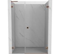 Mexen Lunar-B L porte de douche pivotante droite 135 cm, transparent, or rose - 832SL-135-050-60-00-P 69570 5905315527851