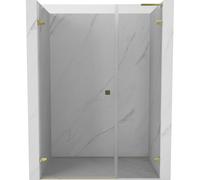 Mexen Lunar-B L porte de douche pivotante gauche 110 cm, transparent, doré - 832SL-110-050-50-00-L 69077 5905315526724