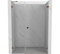 Mexen Lunar-B porte de douche battante droite 150 cm, transparent, or rose - 832S-150-050-60-00-P 69592 5905315526083