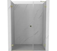 Mexen Lunar-B porte de douche battante gauche 135 cm, transparent, doré - 832S-135-050-50-00-L 69117 5905315524973