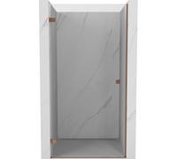 Mexen Lunar-B porte de douche battante gauche 60 cm, transparent, or rose - 832-060-000-60-00-L 68532 5905315451361