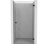 Mexen Lunar-B porte de douche pivotante droite 80 cm, transparent, noir - 832-080-000-70-00-P 68740 5905315452573