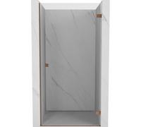 Mexen Lunar-B porte de douche pivotante droite 85 cm, transparent, or rose - 832-085-000-60-00-P 68653 5905315452313