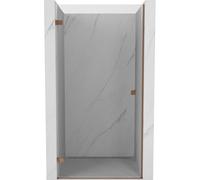 Mexen Lunar-B porte de douche pivotante gauche 100 cm, transparent, or rose - 832-100-000-60-00-L 68541 5905315451446