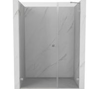 Mexen Lunar-B porte de douche pivotante gauche 150 cm, transparent, nickel brossé - 832S-150-050-97-00-L 69389 5905315525635
