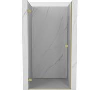 Mexen Lunar-B porte de douche pivotante gauche 65 cm, transparent, or brossé - 832-065-000-55-00-L 68520 5905315451286