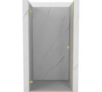 Mexen Lunar-B porte de douche pivotante gauche 90 cm, transparent, doré brossé - 832-090-000-55-00-L 68525 5905315451330