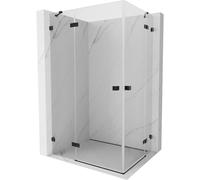 Mexen Lunar Duo cabine de douche pivotante gauche 110 x 85 cm, transparent, noir - 834-110L-085P-70-00 63309 5905315428417