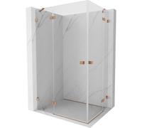 Mexen Lunar Duo cabine de douche pivotante gauche 110 x 95 cm, transparent, cuivre brossé - 834-110L-095P-65-00 63081 5905315427113