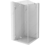 Mexen Lunar-F cabine de douche pliante gauche 90 x 90 cm, transparent, nickel brossé - 836-090-090-97-00-L 65635 5905315481405