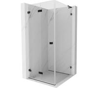 Mexen Lunar-F L cabine de douche pliante gauche 80 x 80 cm, transparent, noir - 836L-080-080-70-00-L 65924 5905315508737