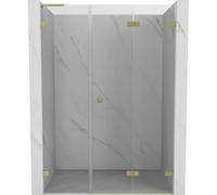 Mexen Lunar-F L porte de douche pliante droite 110 cm, transparent, doré brossé - 836SL-110-050-55-00-P 69697 5905315514615