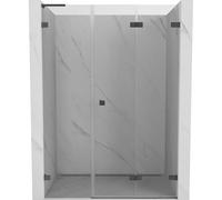 Mexen Lunar-F L porte de douche pliantes à droite 115 cm, transparent, gris canon brossé - 836SL-115-050-66-00-P 69756 5905315514899