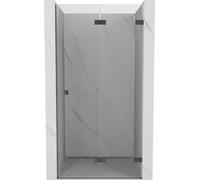 Mexen Lunar-F porte de douche pliantes à droite 75 cm, transparent, gun metal - 836-075-000-95-00-P 69034 5905315477491