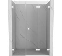 Mexen Lunar-F porte de douche pliante droite 125 cm, transparent, blanc - 836S-125-050-20-00-P 69283 5905315512666