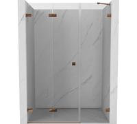 Mexen Lunar-F porte de douche pliante gauche 115 cm, transparent, or rose - 836S-115-050-60-00-L 69189 5905315512017