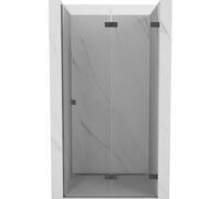 Mexen Lunar-F porte de douche pliantes à droite 65 cm, transparent, gris métallique brossé - 836-065-000-66-00-P 68996 5905315477293