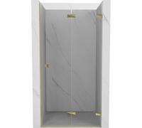 Mexen Lunar-F porte de douche pliantes à droite 90 cm, transparentes, dorées - 836-090-000-50-00-P 68858 5905315476982